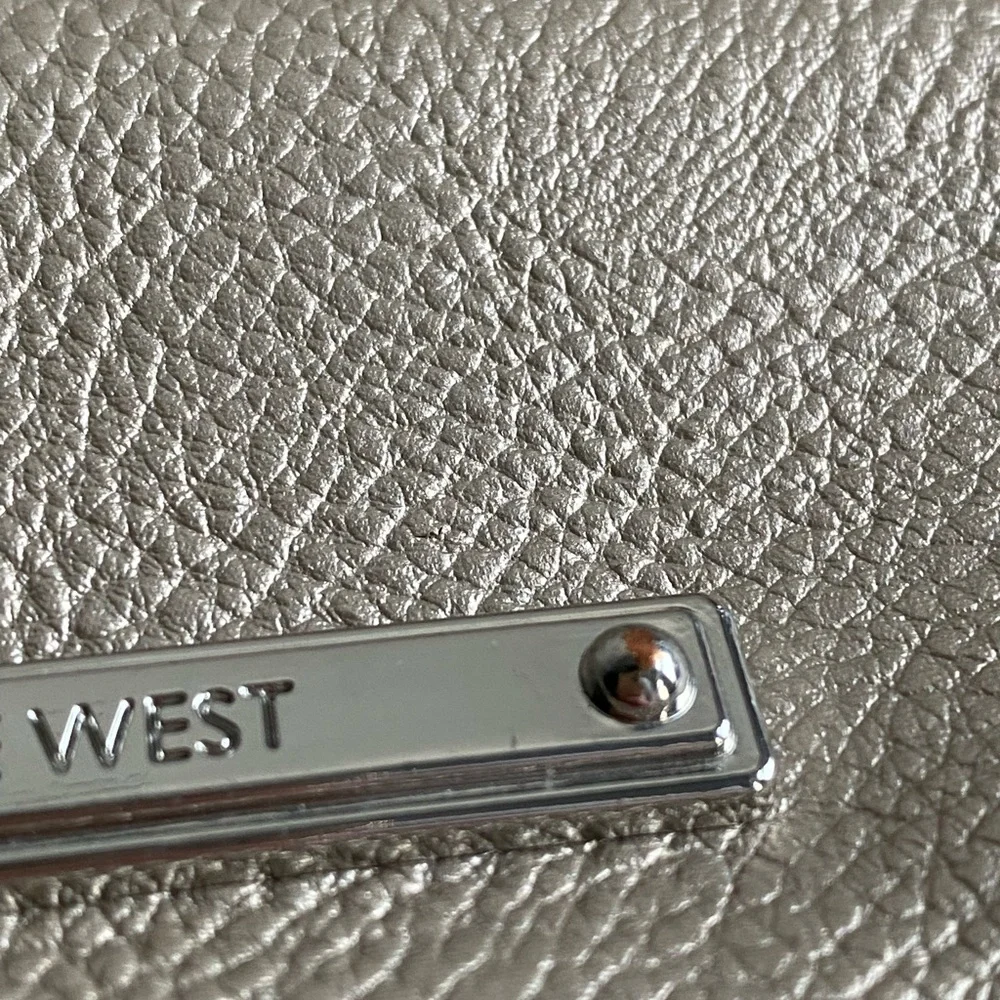 Nine West purse, Small Silver Purse with Bow